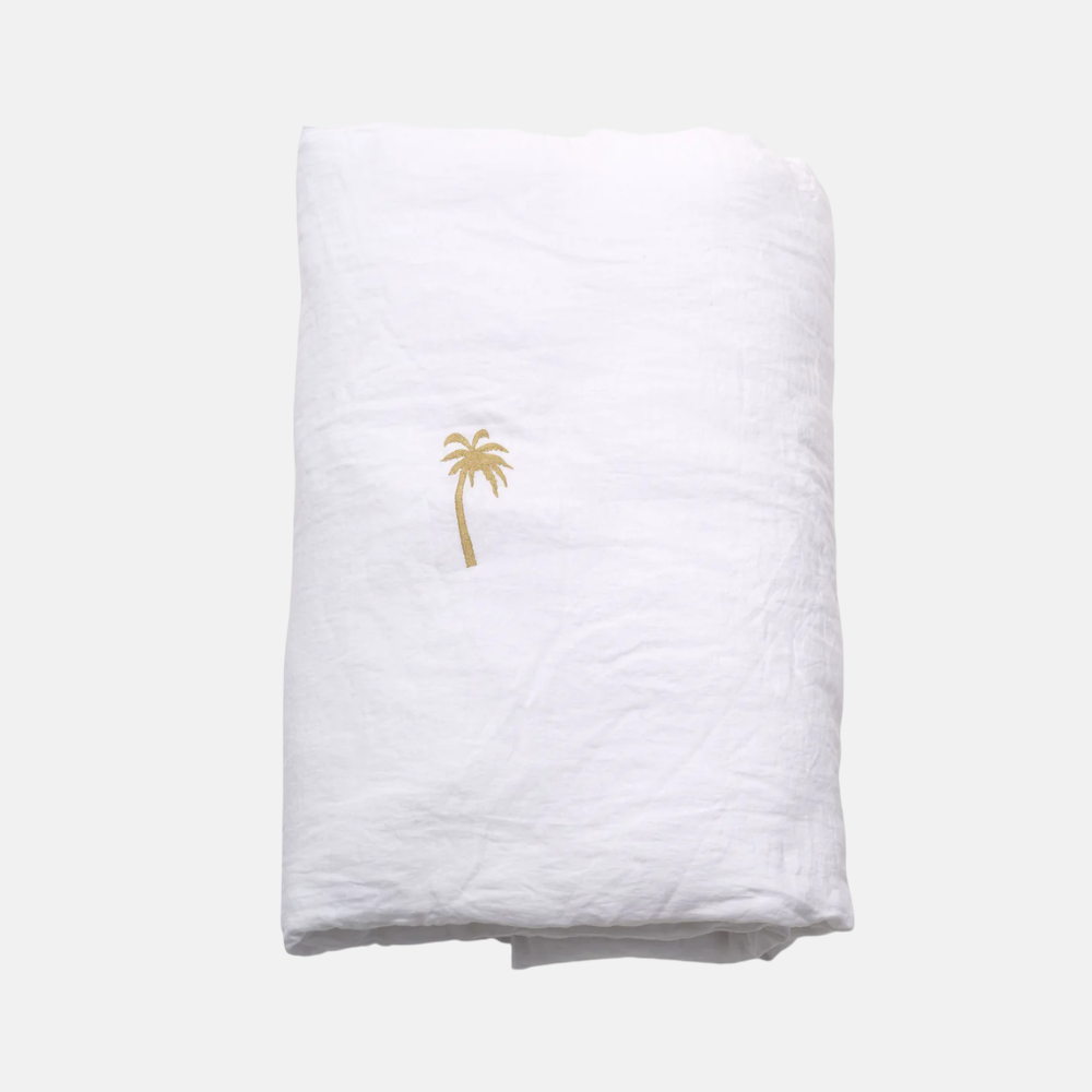 Cozy Cover Wit Palm Goud