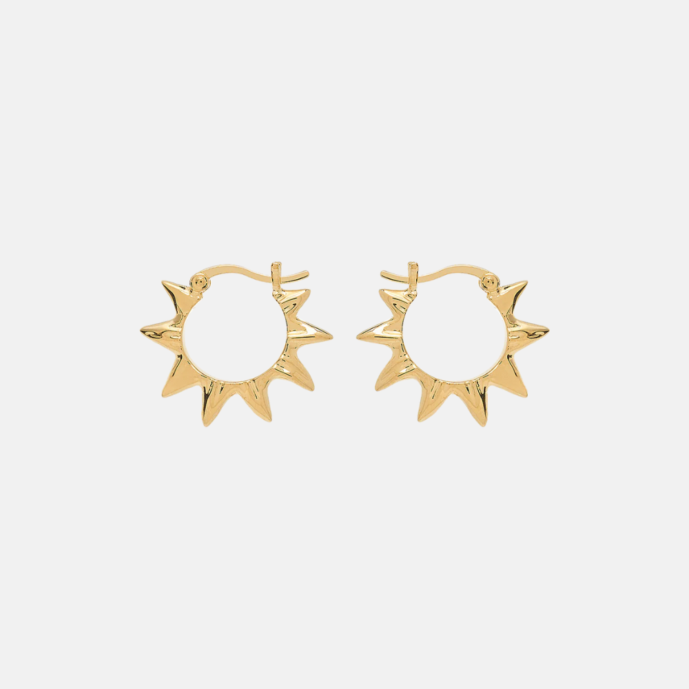 Small Soleil Hoop Earrings