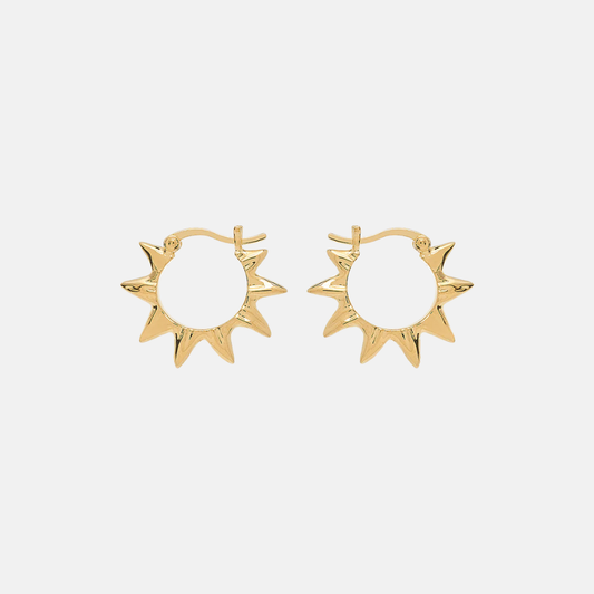 Small Soleil Hoop Earrings