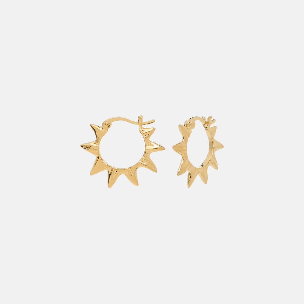 Small Soleil Hoop Earrings
