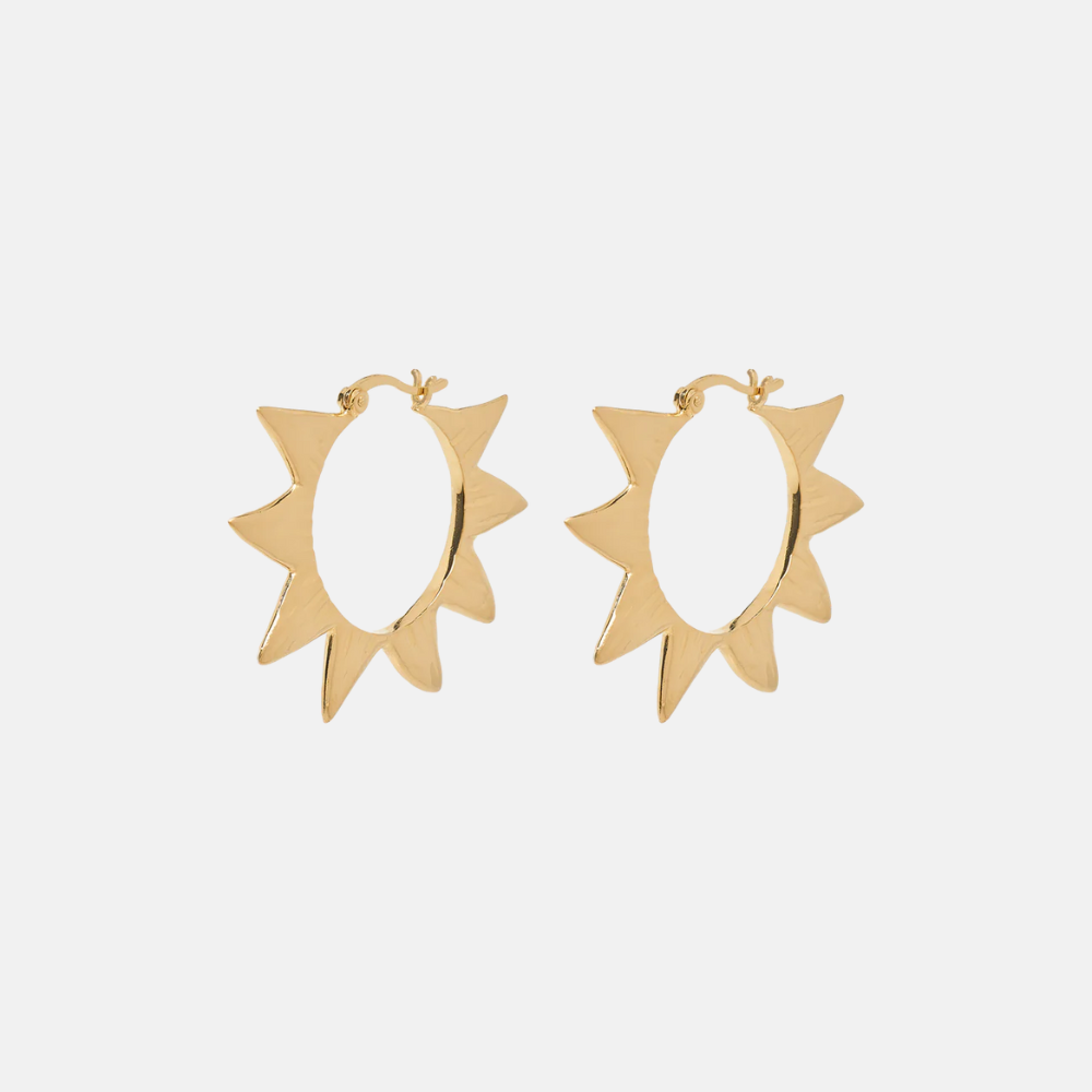 Large Soleil Hoop Earrings