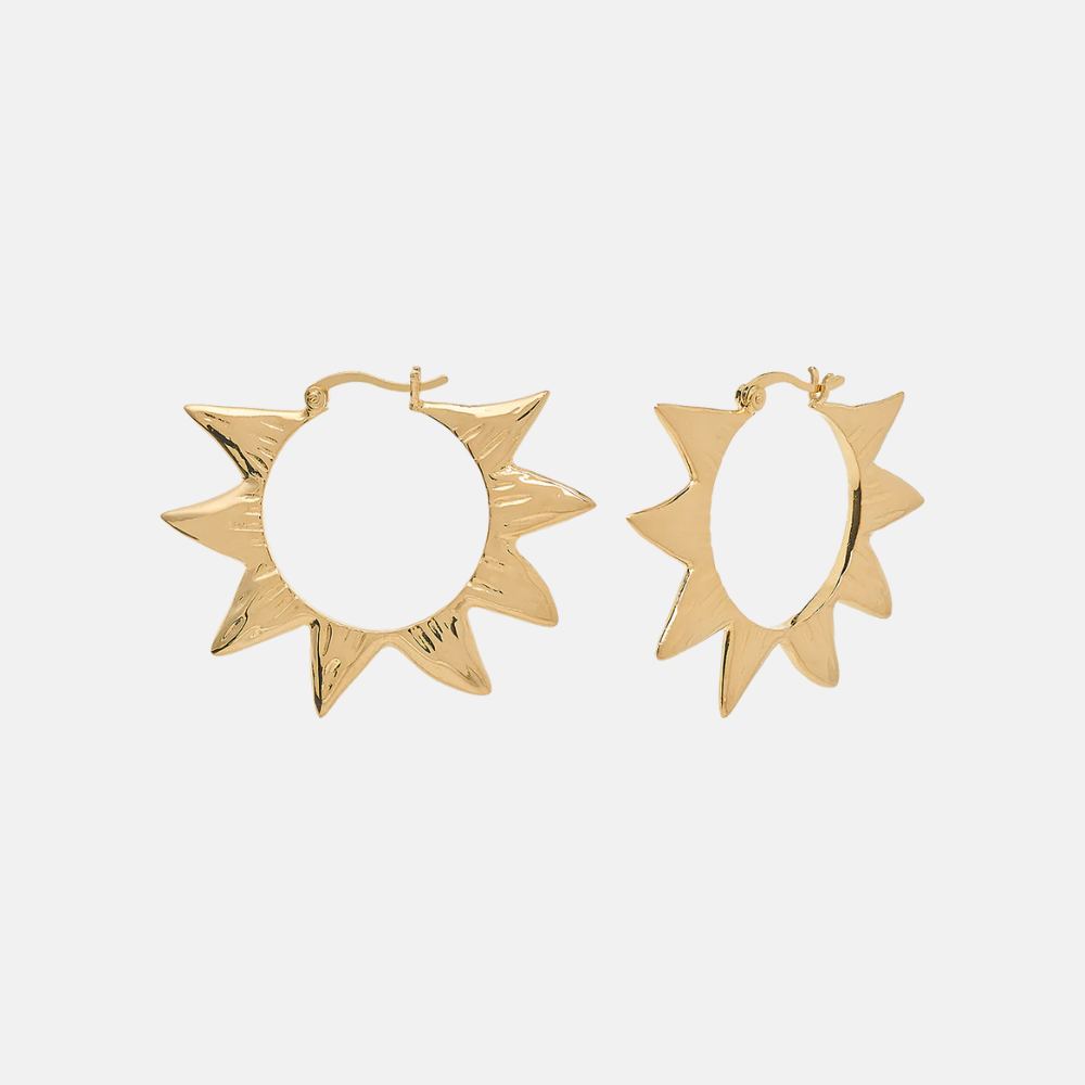 Large Soleil Hoop Earrings