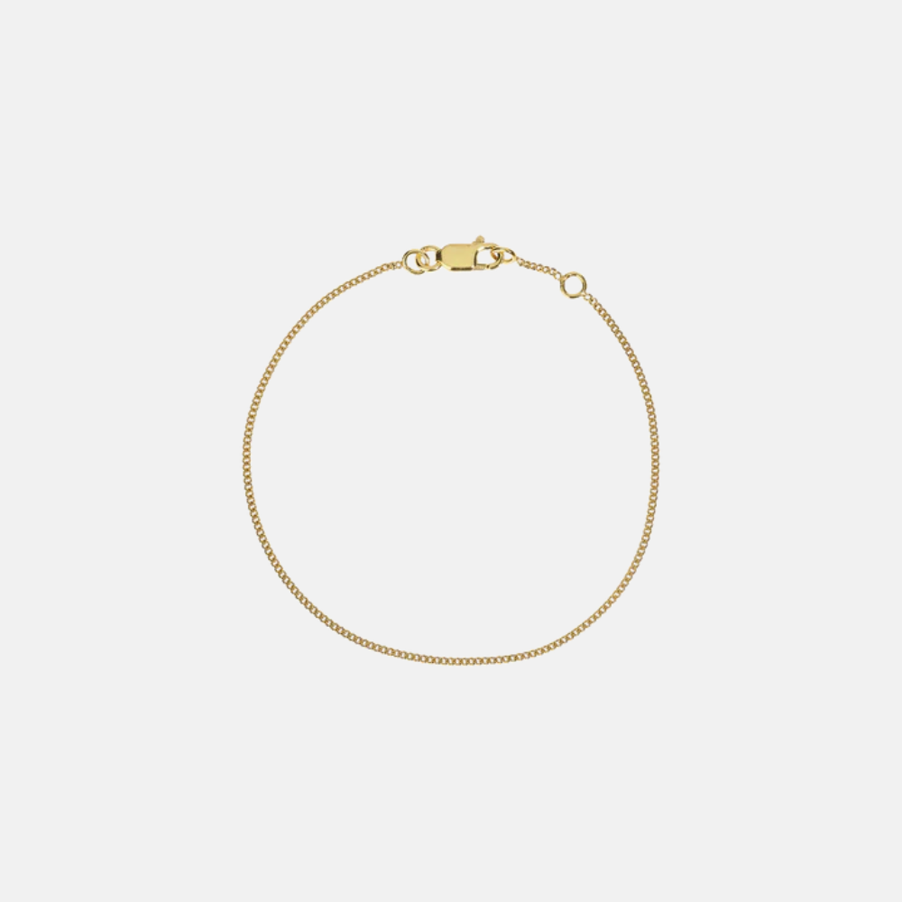 Gourmet Plain Bracelet Gold Plated