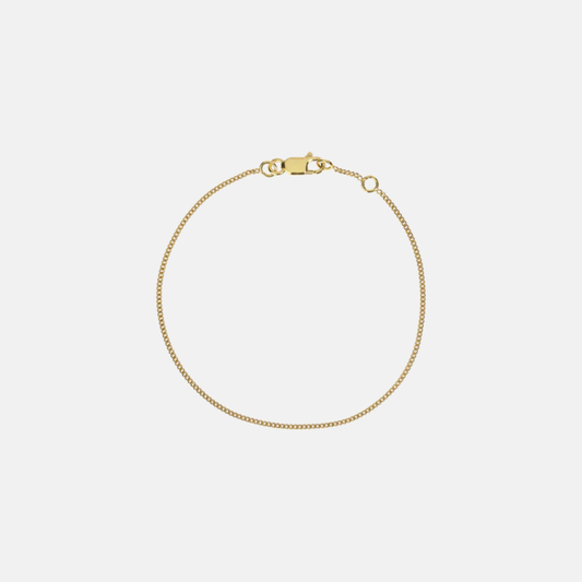 Gourmet Plain Bracelet Gold Plated