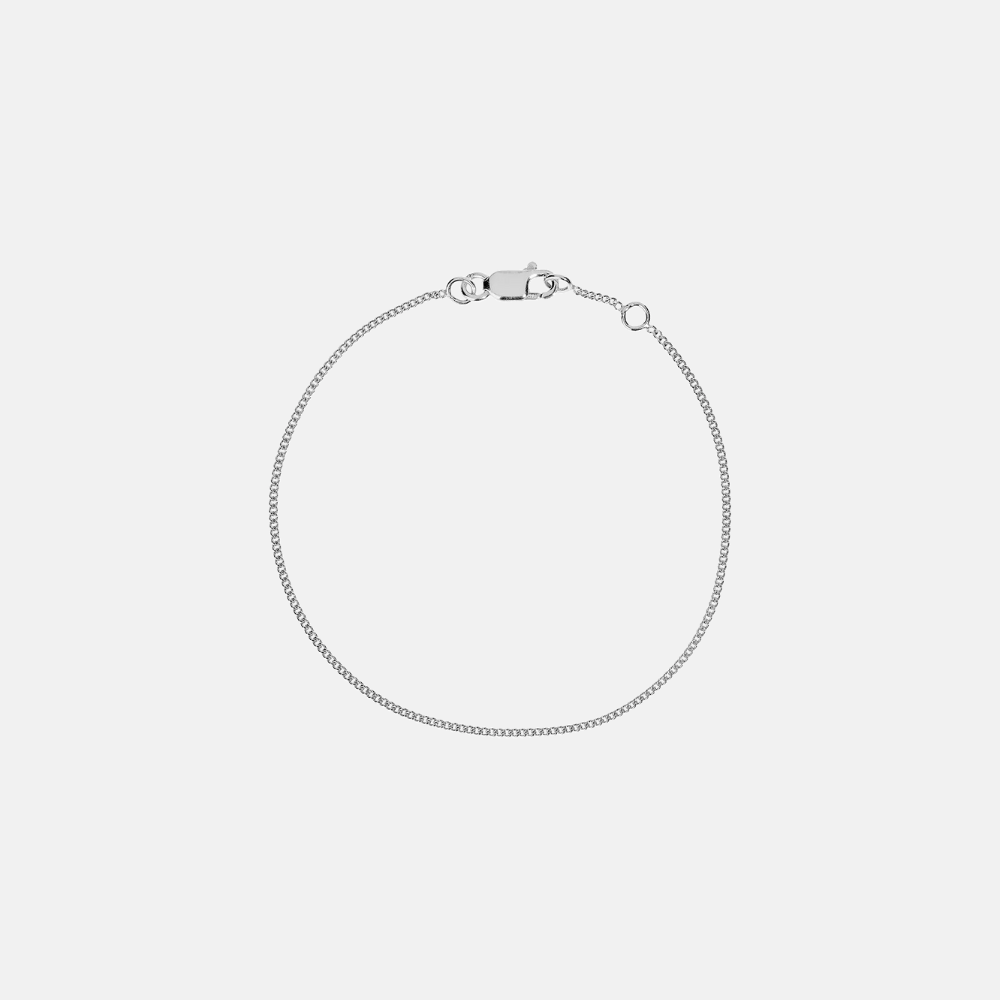 Gourmet Plain Bracelet Silver