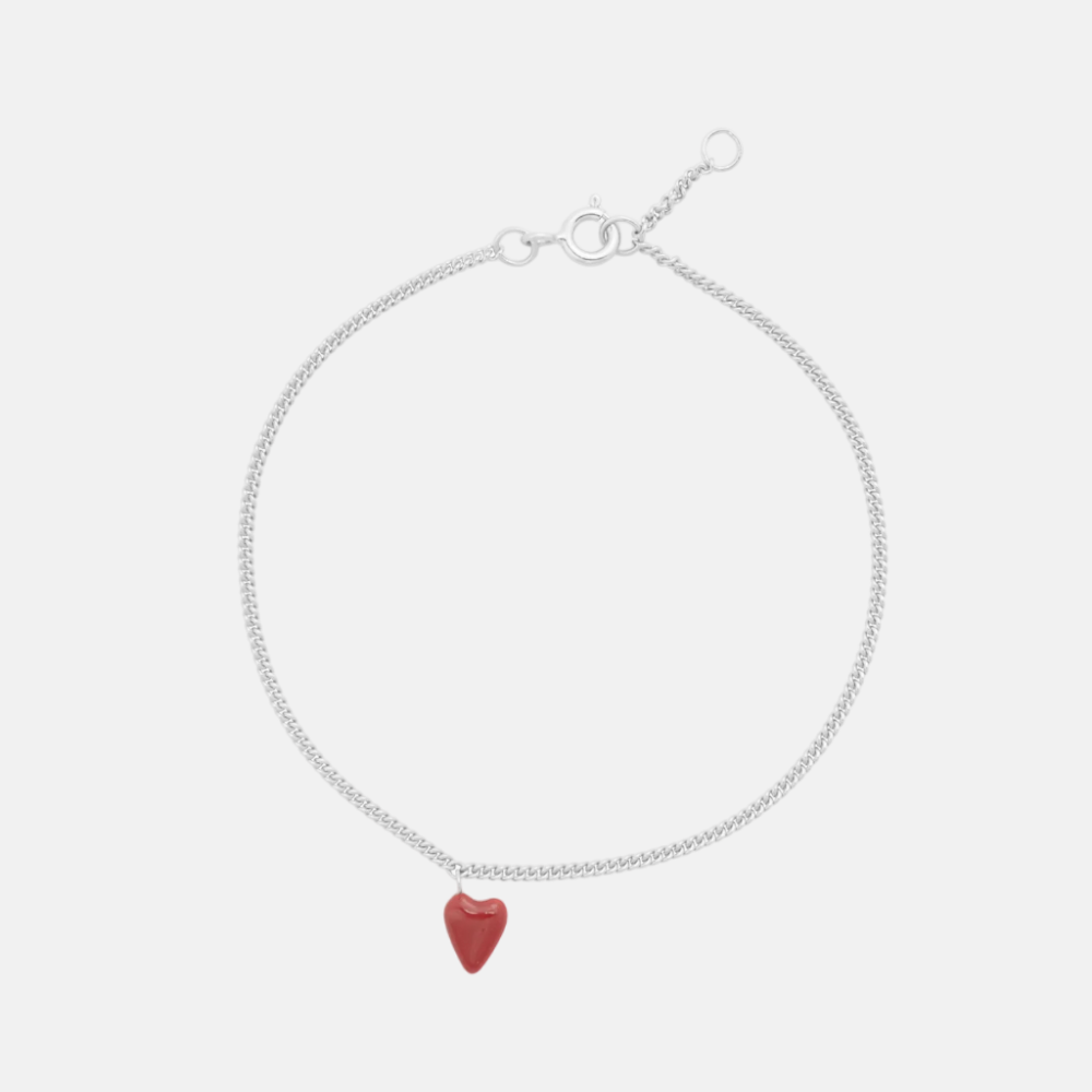 Heart Beat Bracelet Silver OS