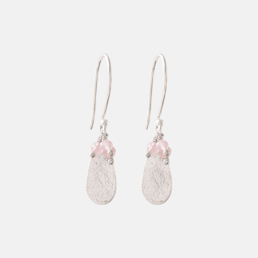 INTENTION ROSE QUARTZ EARRINGS 