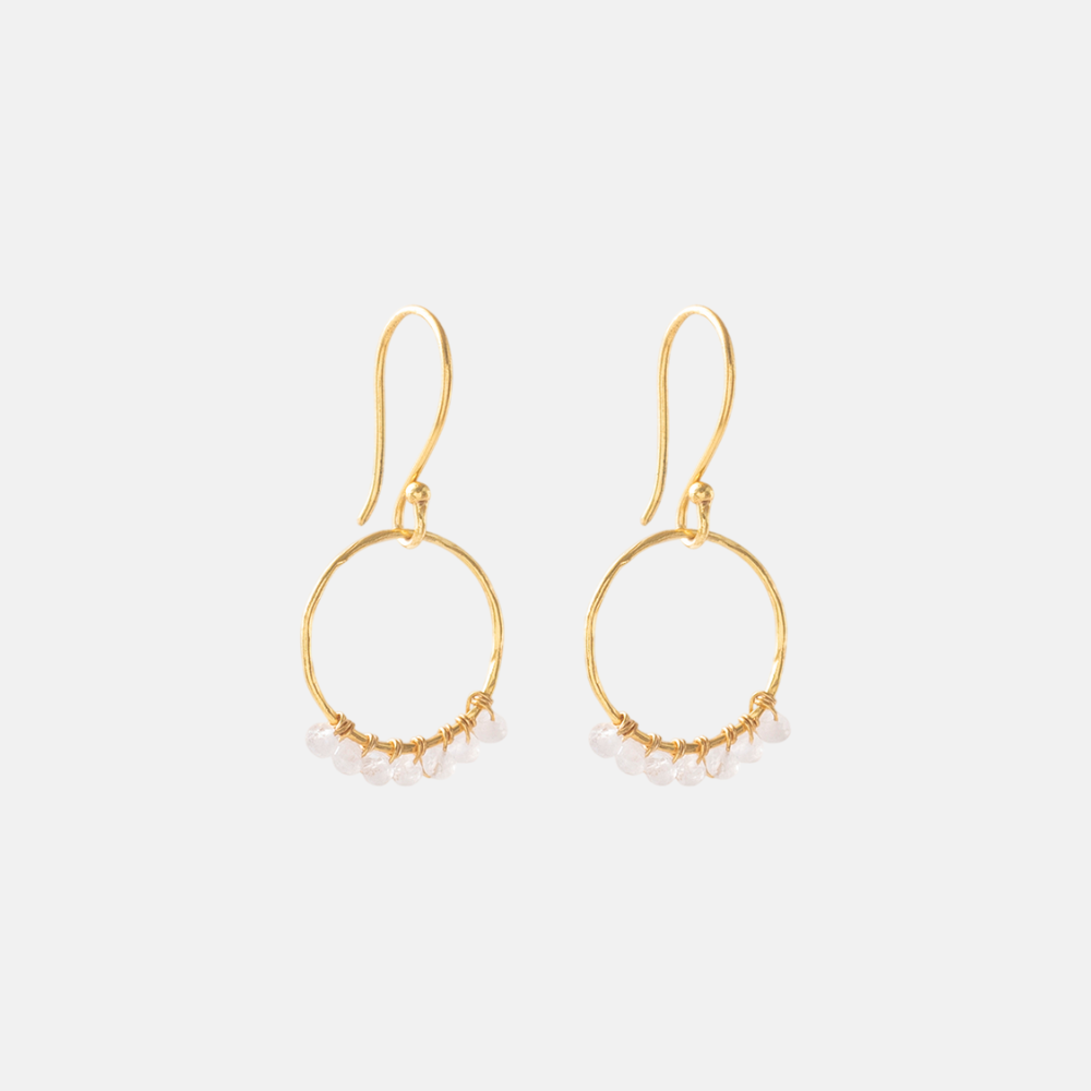 COMPASSION MOONSTONE EARRINGS