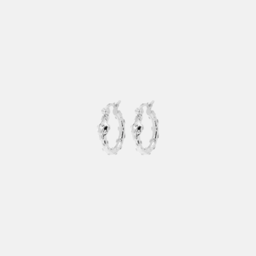 SERPENT OORBELLEN ZILVER