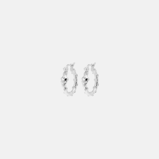 SERPENT EARRINGS SILVER