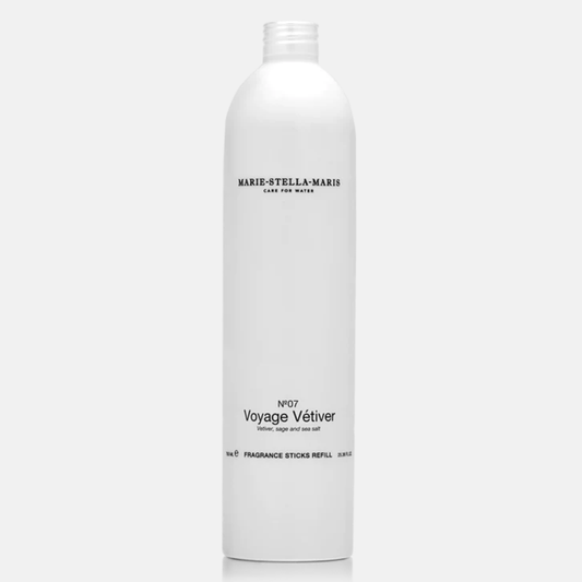 Geurstokjes REFILL No.07 Voyage Vétiver 750 ml.