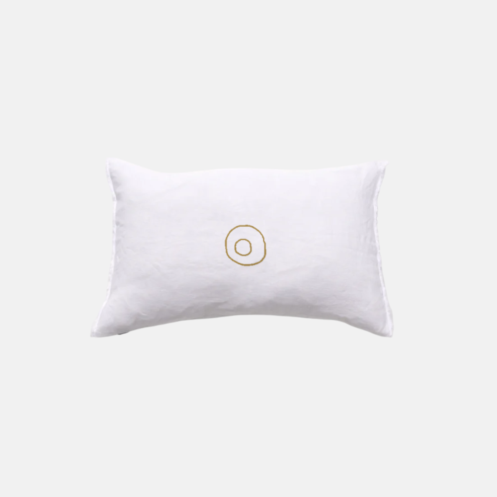 LOFT ICONICS | Cushion Circle Line White