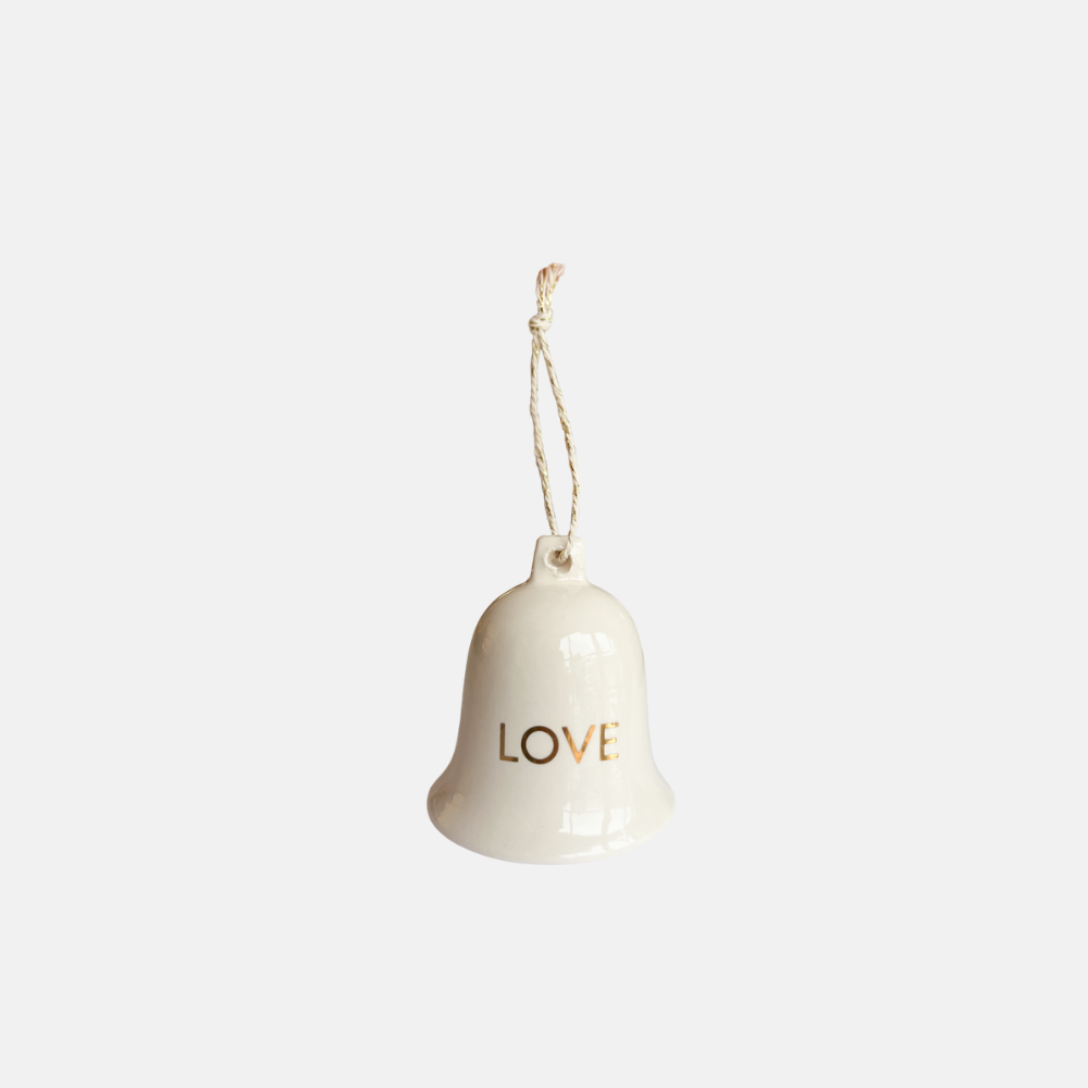 Ceramic Bell Love Small