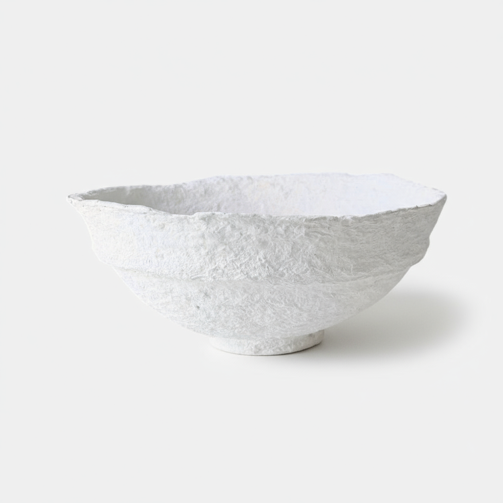 Koi Papier Maché Schalen | WHITE