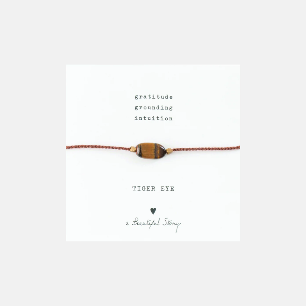 GEMSTONE CARD TIGER EYE