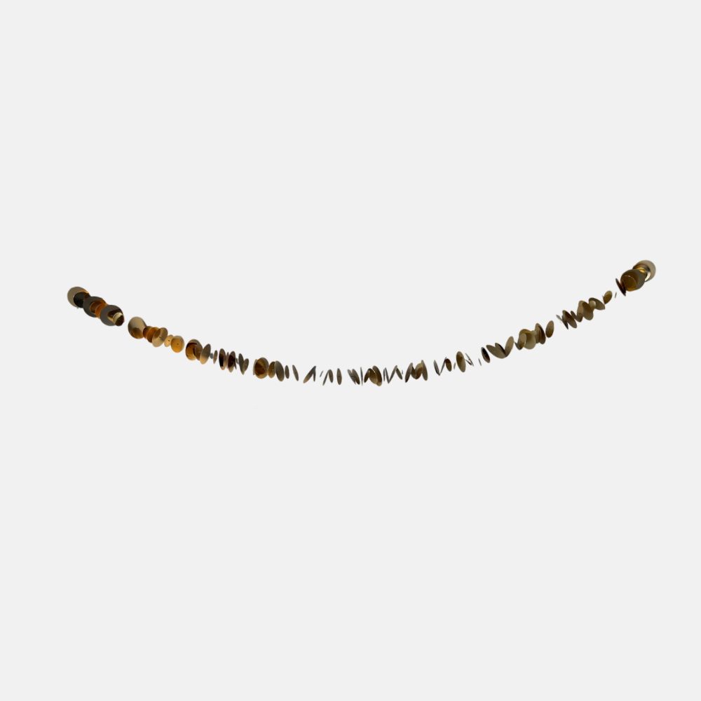Golden circle garland
