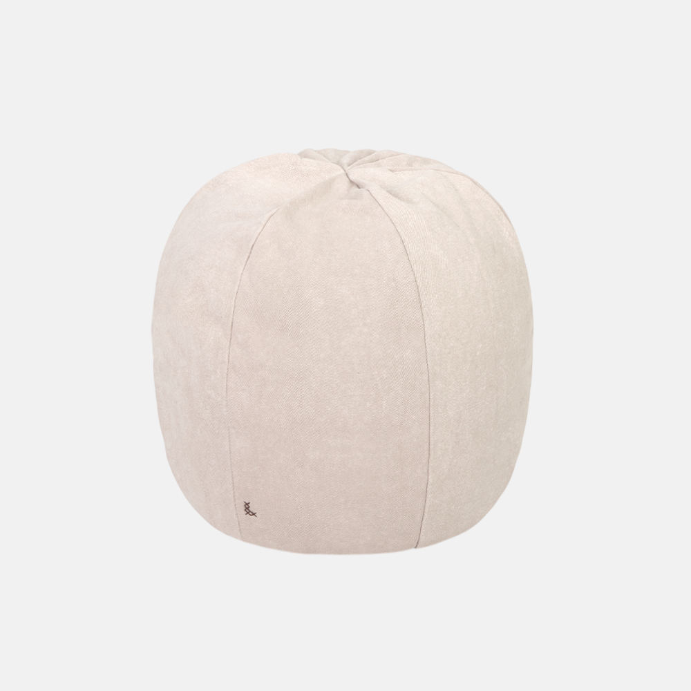 STONEWASHED POUF NEW GREY