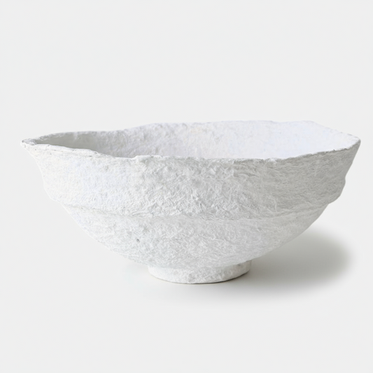 Koi Papier Maché Schalen | WHITE