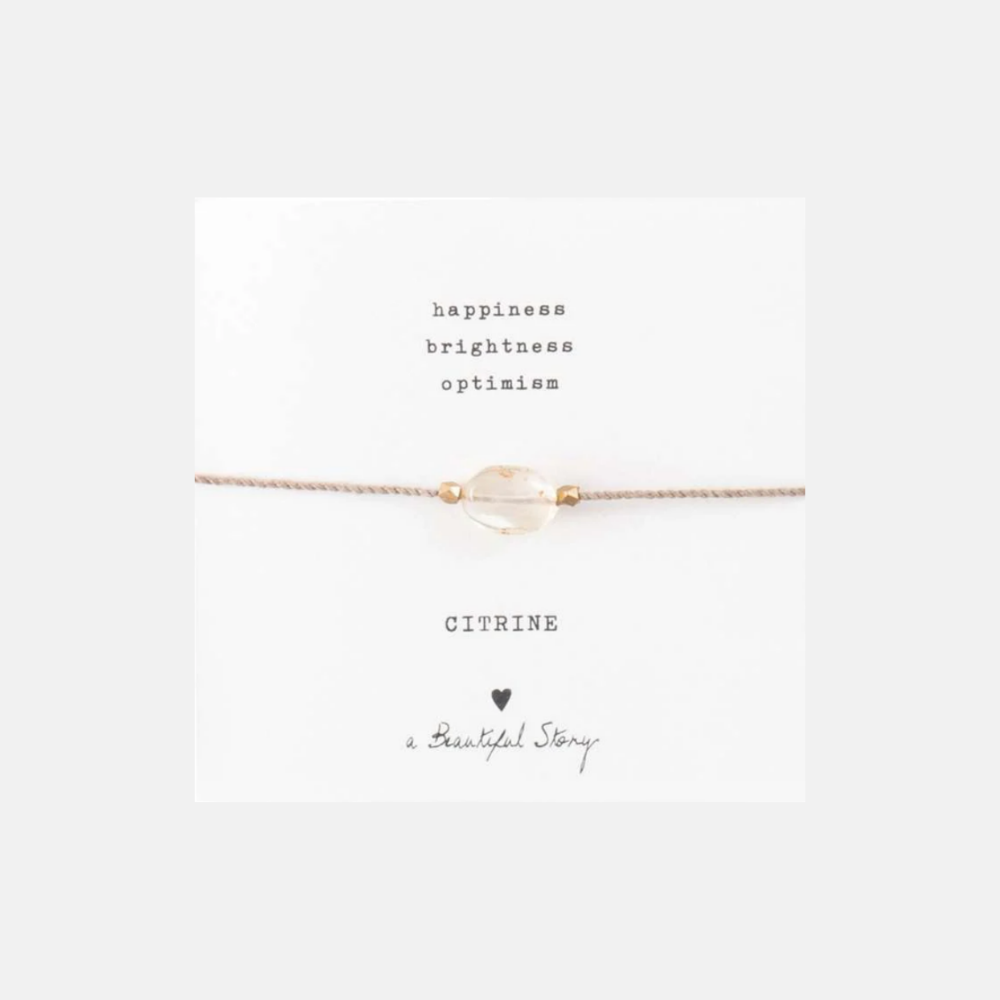 GEMSTONE CARD CITRINE