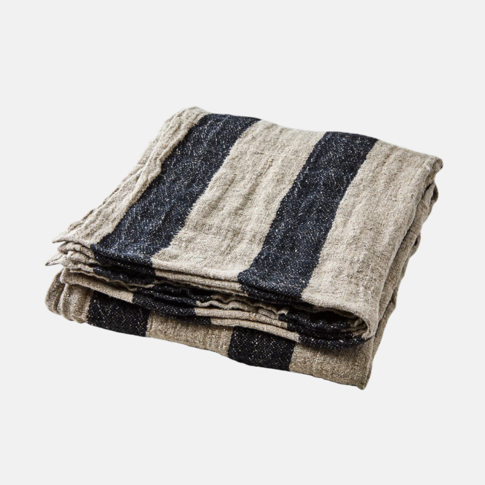 SIGNE Plaid | Black/natural