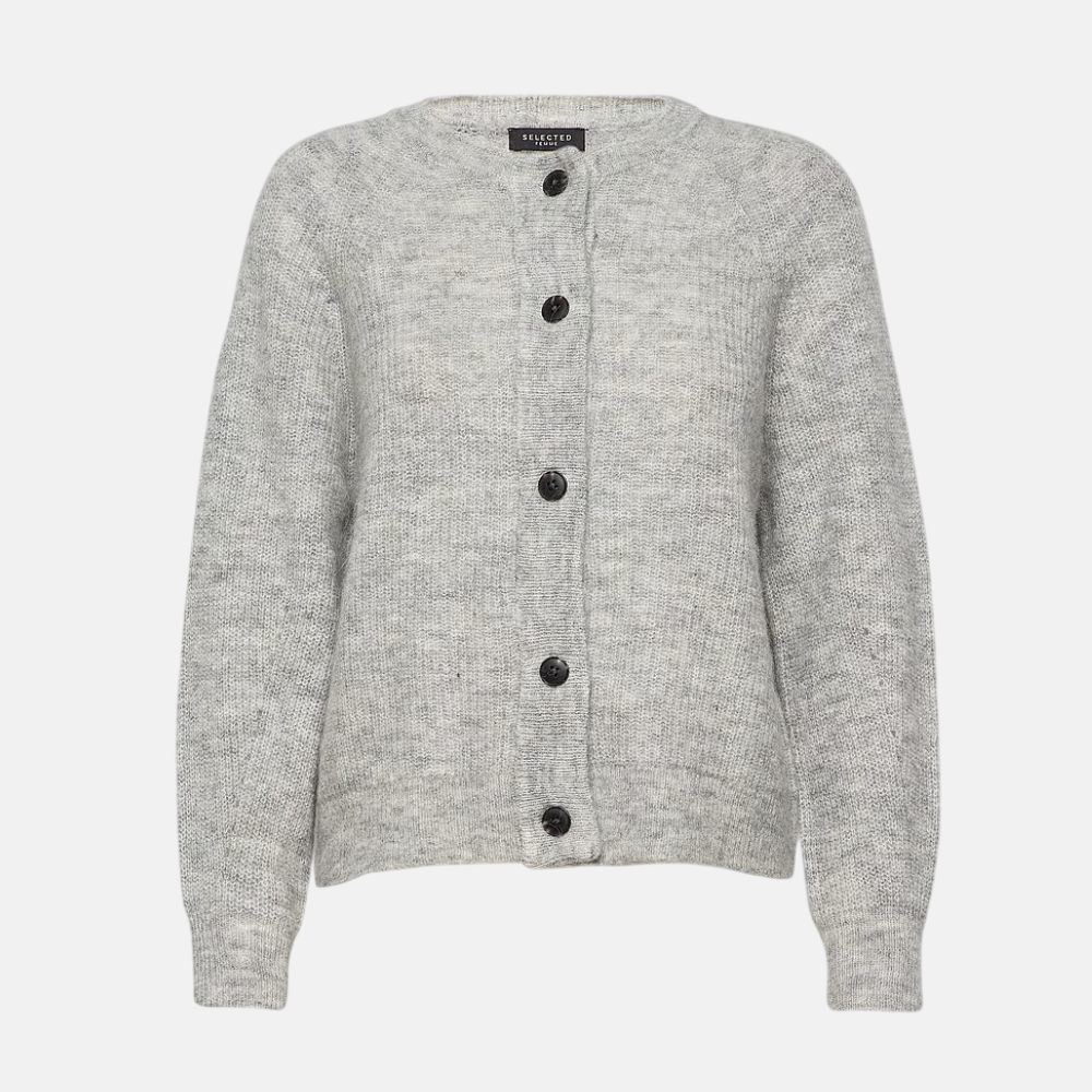 SLWLULU LS KNIT SHORT CARDIGAN NOOS