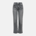 Load image into Gallery viewer, OBJSAVA ELLEN MW STRAIGHT BLK JEANS NOOS
