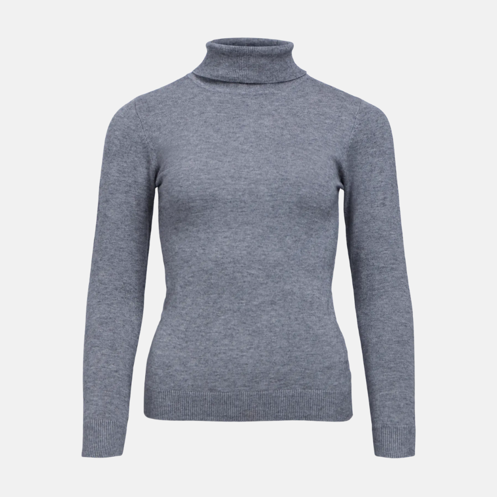 OBJTHESS L/S ROLLNECK KNIT PULLOVER NOOS