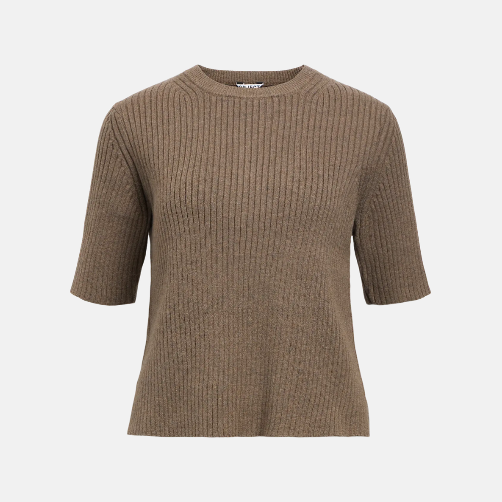 OBJELVA 2/4 RE O-NECK KNIT NOOS