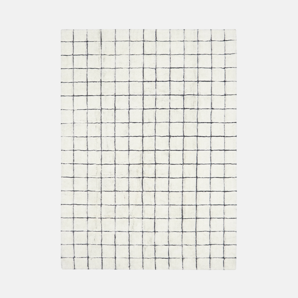 WOOL RUG MOSAIC NATURAL