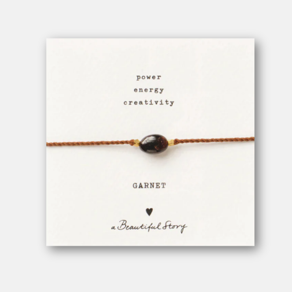 GEMSTONE CARD GARNET