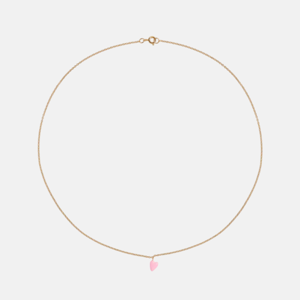 Rose Heart Beat Necklace