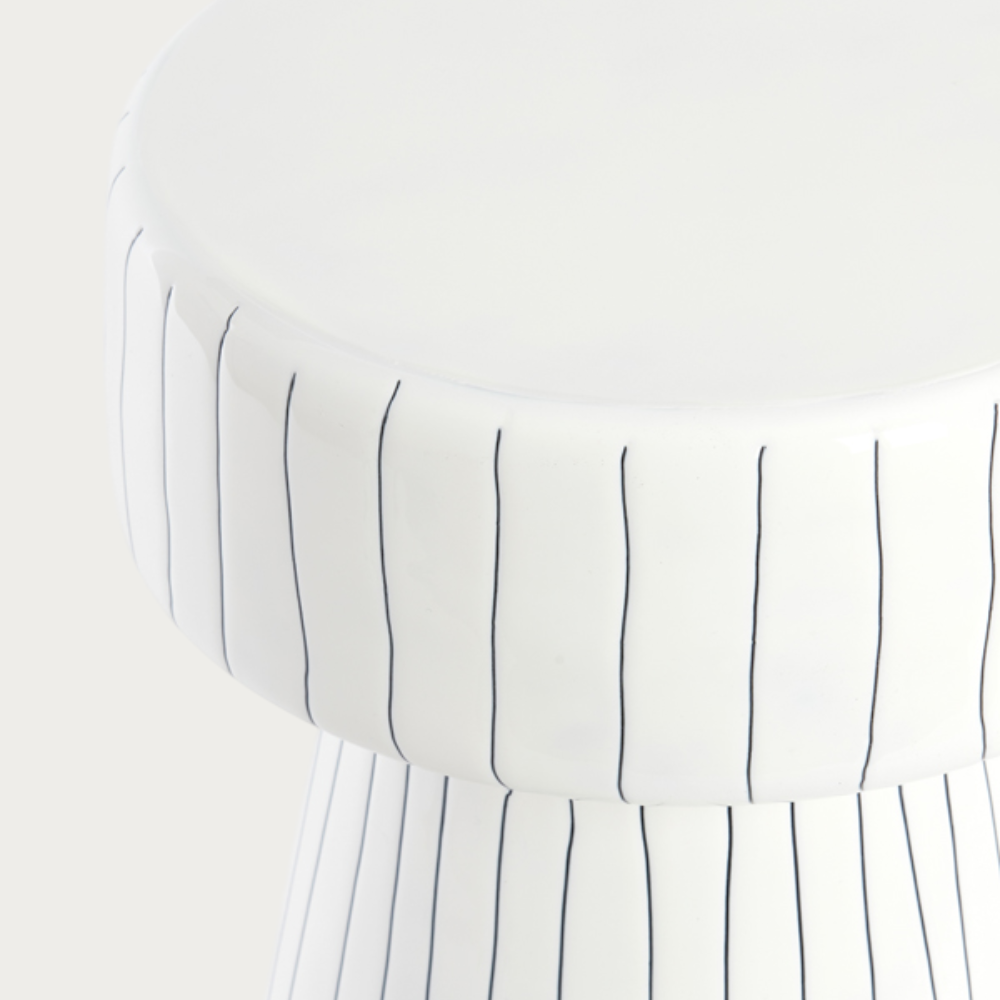 Bijzettafel Dakwa - Wit - Ø29cm