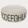 Afbeelding laden in Galerijviewer, POUF ABC NATURAL/BLACK
