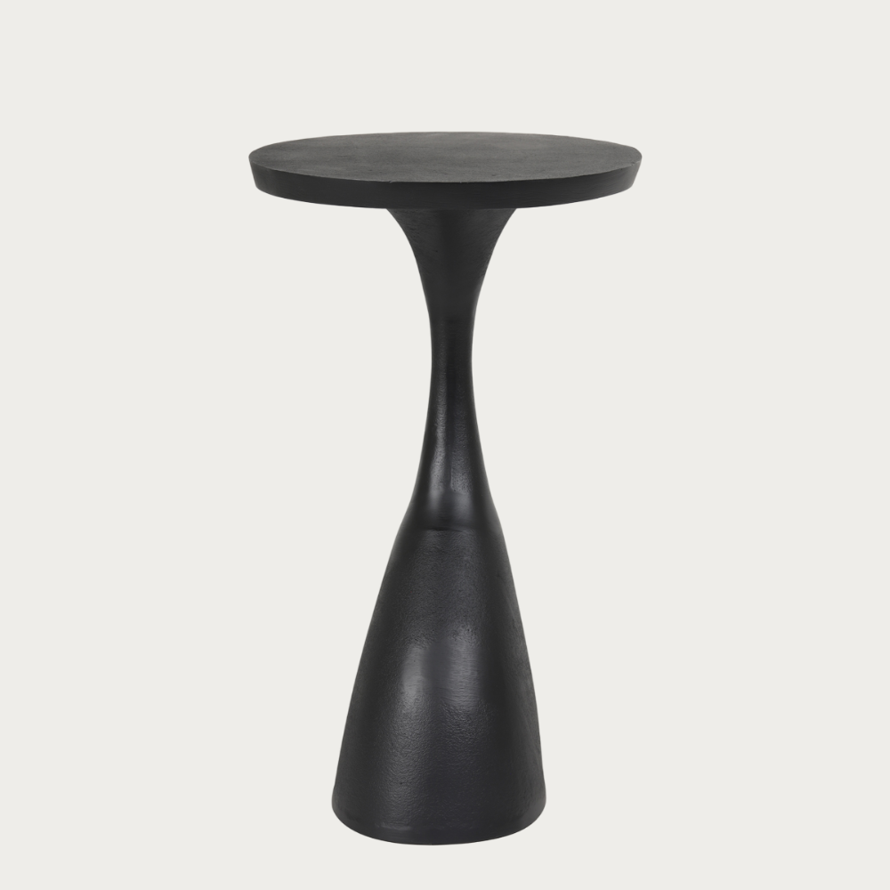 Bijzettafel Macau - Zwart - 40x33x61cm