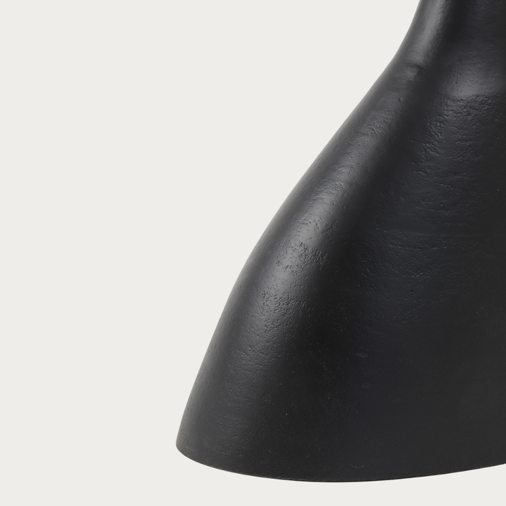 Bijzettafel Macau - Zwart - 40x33x61cm