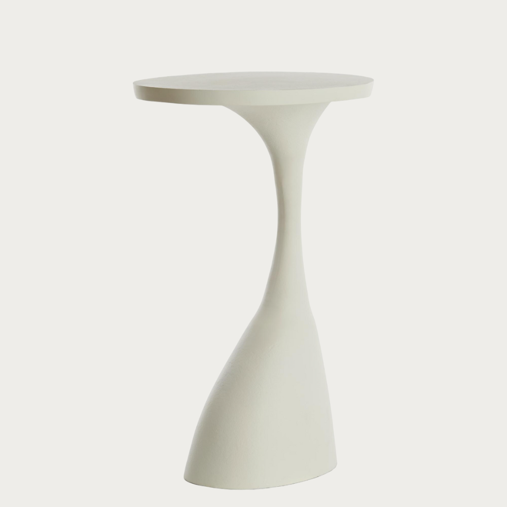 Bijzettafel Macau - Wit - 40x33x55cm