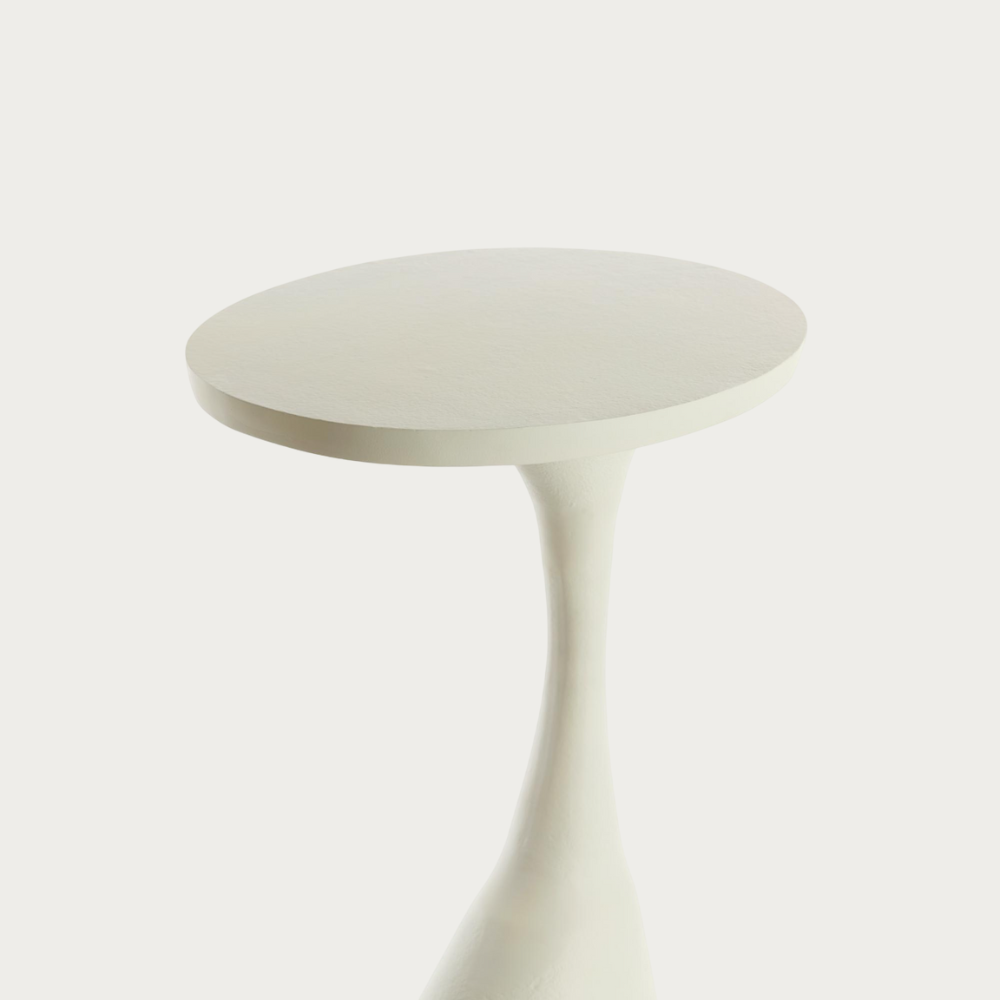 Bijzettafel Macau - Wit - 40x33x55cm