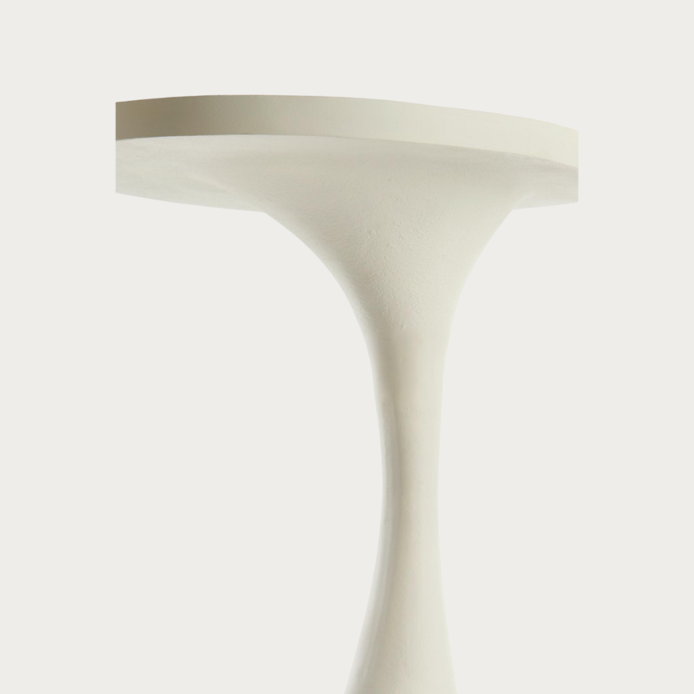 Bijzettafel Macau - Wit - 40x33x55cm