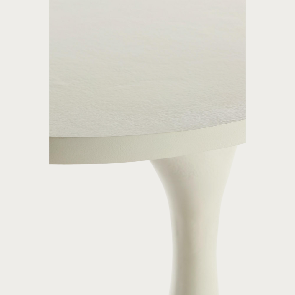 Bijzettafel Macau - Wit - 40x33x55cm