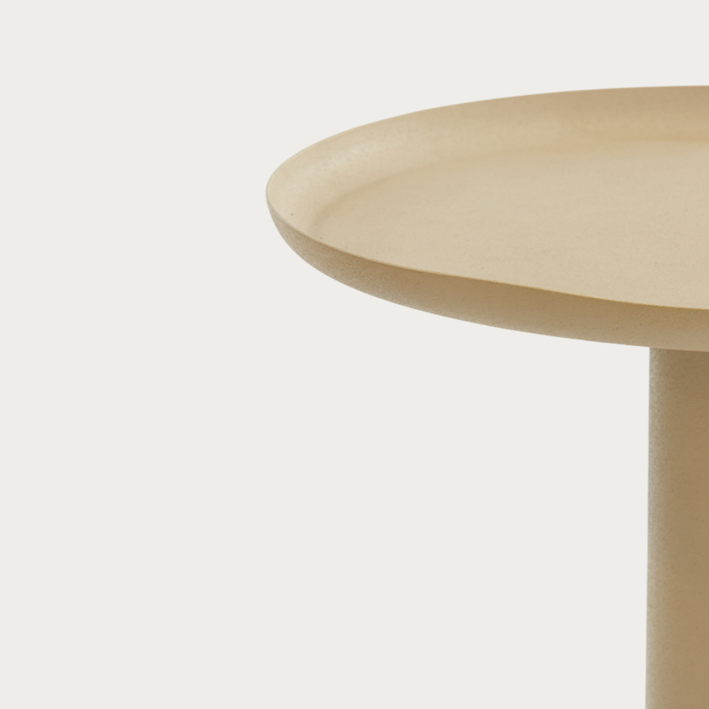 Bijzettafel Ø39x52 cm MILAKI beige