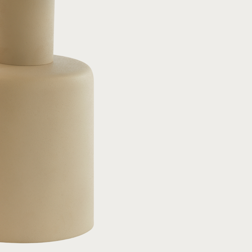 Bijzettafel Ø39x52 cm MILAKI beige