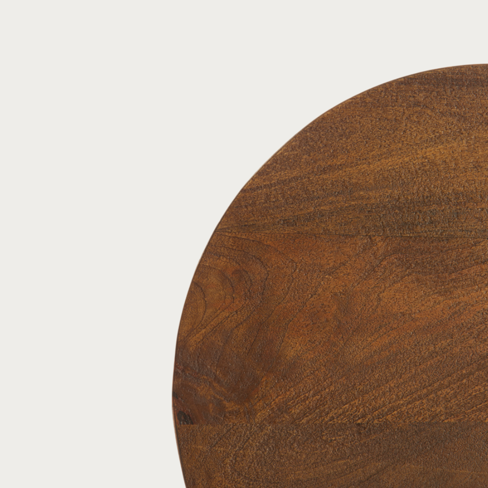 Side table Torir - Hout - Ø40cm