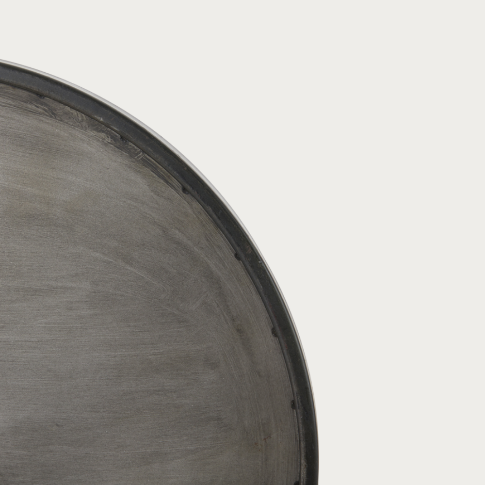 Bijzettafel Envira - Zink - Ø39,5x50,5cm