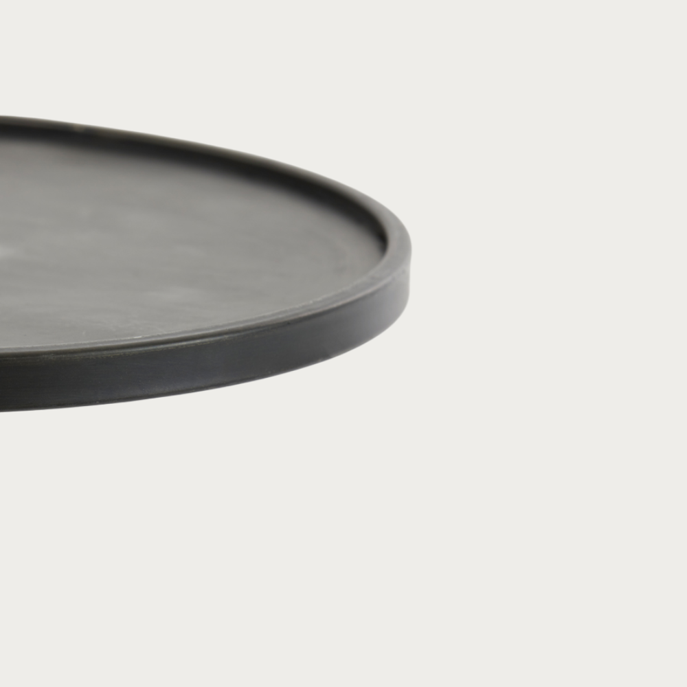 Bijzettafel Envira - Zink - Ø39,5x50,5cm