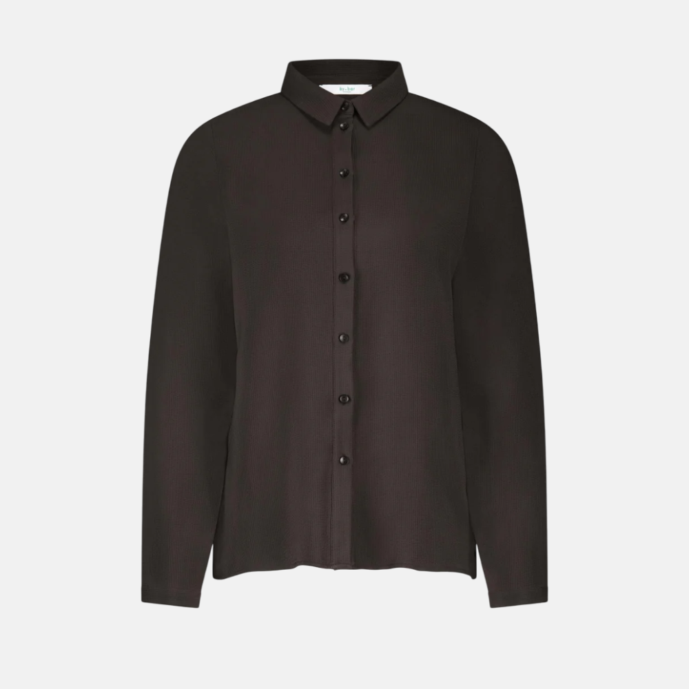 donna satin stripe blouse