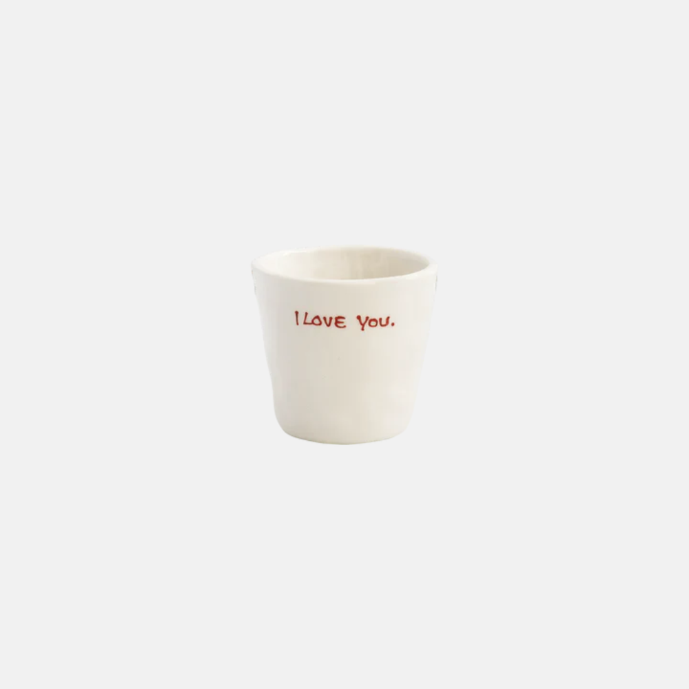 I Love You Espresso cup