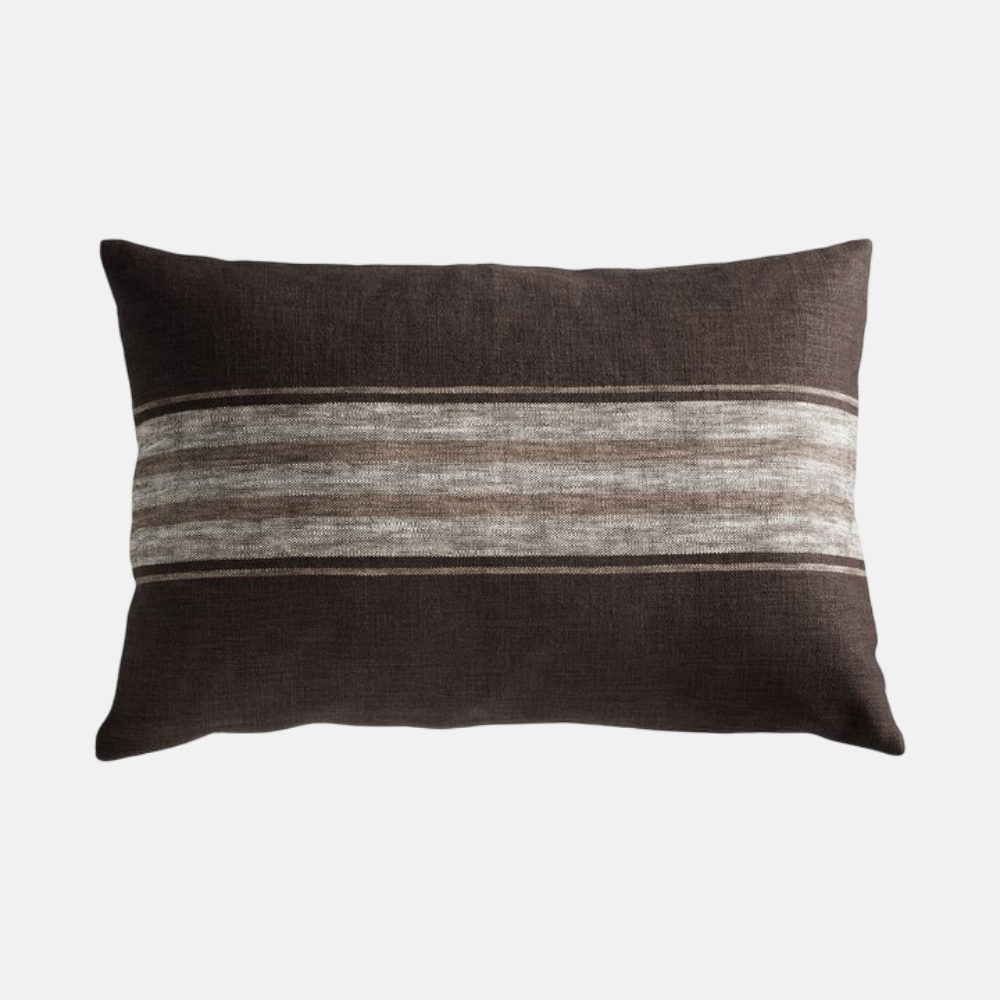 Cushion Cover | Brown Linen/Viscose | 50 x 75 cm