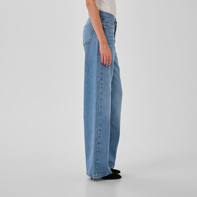 05 THE LOUIS 139 HIGH WIDE | MEDIUM BLUE RETRO WASH