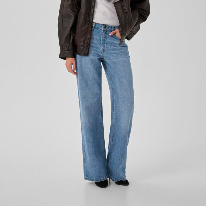 05 THE LOUIS 139 HIGH WIDE | MEDIUM BLUE RETRO WASH
