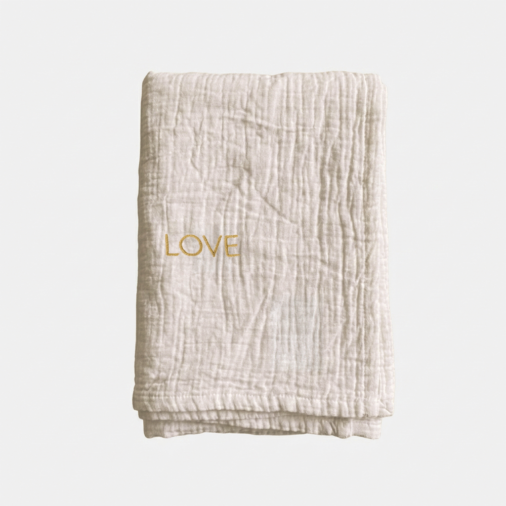 Cozy Cover 2.0 Greige Thin LOVE Goud